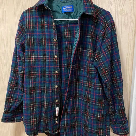 Pendleton  100% Virgin Wool Size M  Women’s Green  Hunting Brodie Tartan - Picture 3 of 9